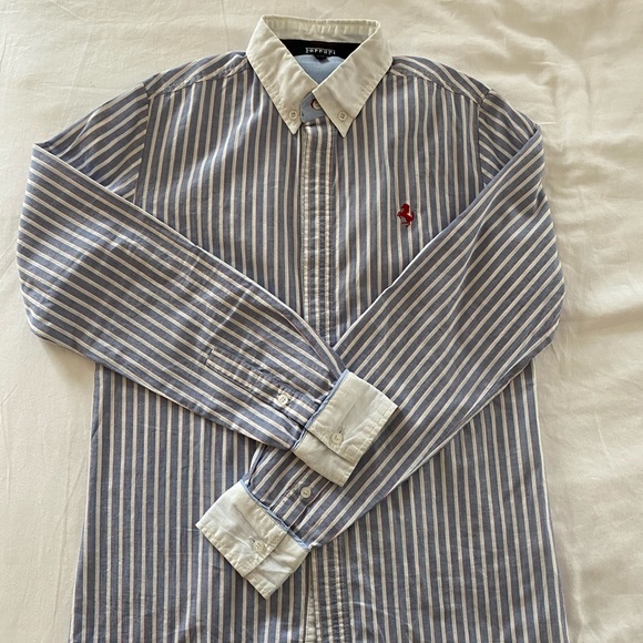 Boys Ferrari button down long sleeve shirt - Picture 3 of 7